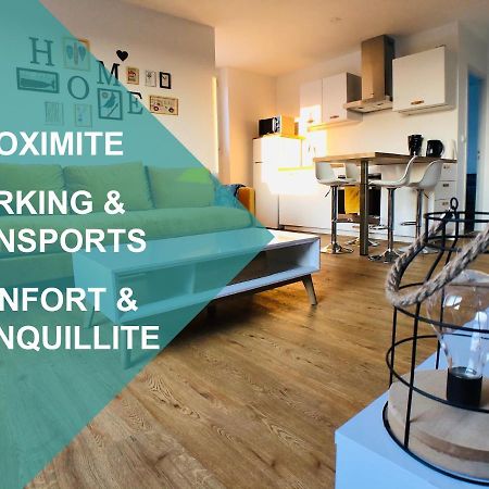 Charmant Appartement 1-4 Personnes, Proche Centre Avec Parking Nantes Buitenkant foto