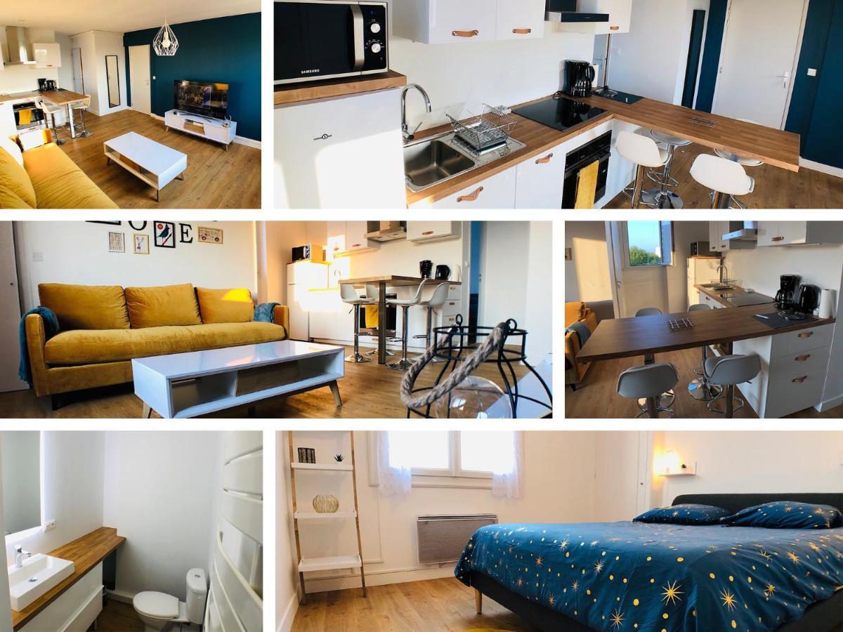 Charmant Appartement 1-4 Personnes, Proche Centre Avec Parking Nantes Buitenkant foto