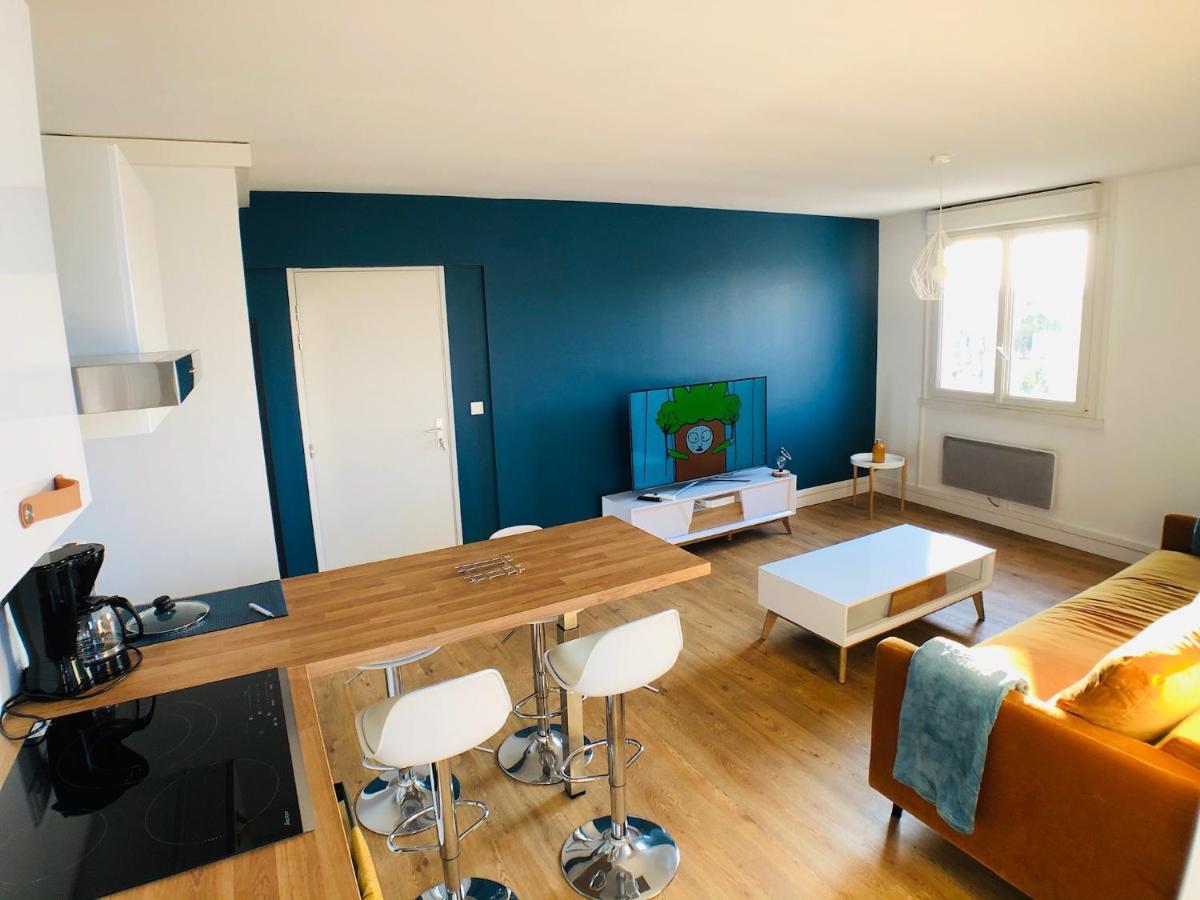 Charmant Appartement 1-4 Personnes, Proche Centre Avec Parking Nantes Buitenkant foto